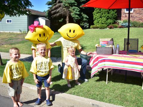 Sweet Lemon Stand on 2021 Lemonade Day!